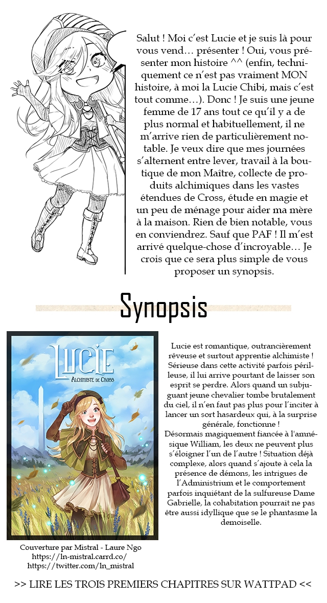 LUCIE, Alchimiste de Cross Ulule