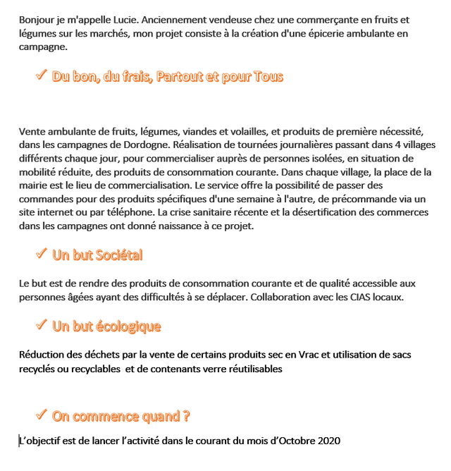 EPICERIE AMBULANTE EN CAMPAGNE Ulule