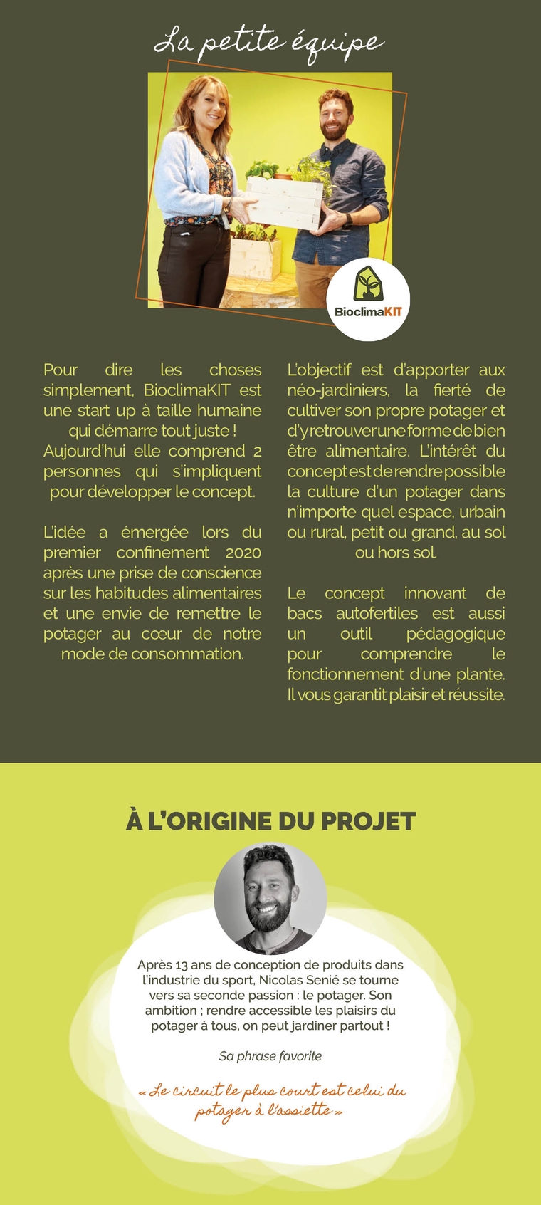 BioclimaKIT Bacs de culture Autofertiles Ulule
