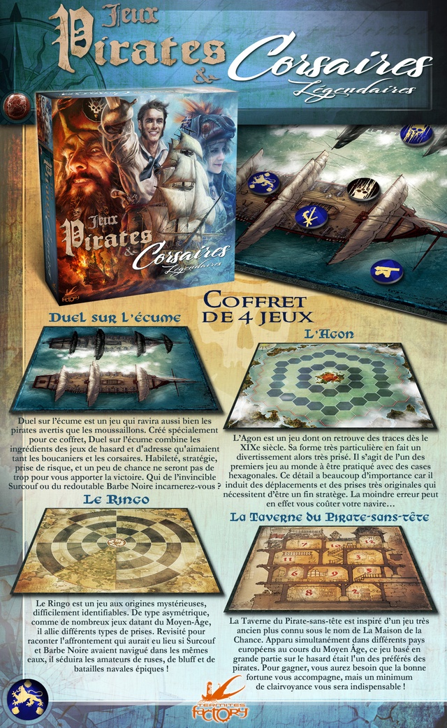 JEUX PIRATES & CORSAIRES LEGENDAIRES Ulule