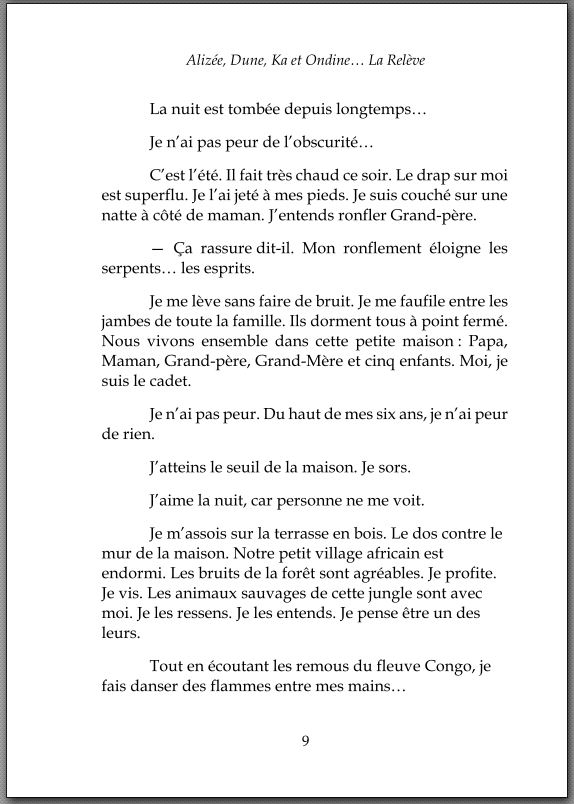 Alizée, Dune, Ka et Ondine La Relève Ulule
