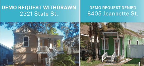 Demolition Review &amp, Update Preservation Resource Center of New Orleans