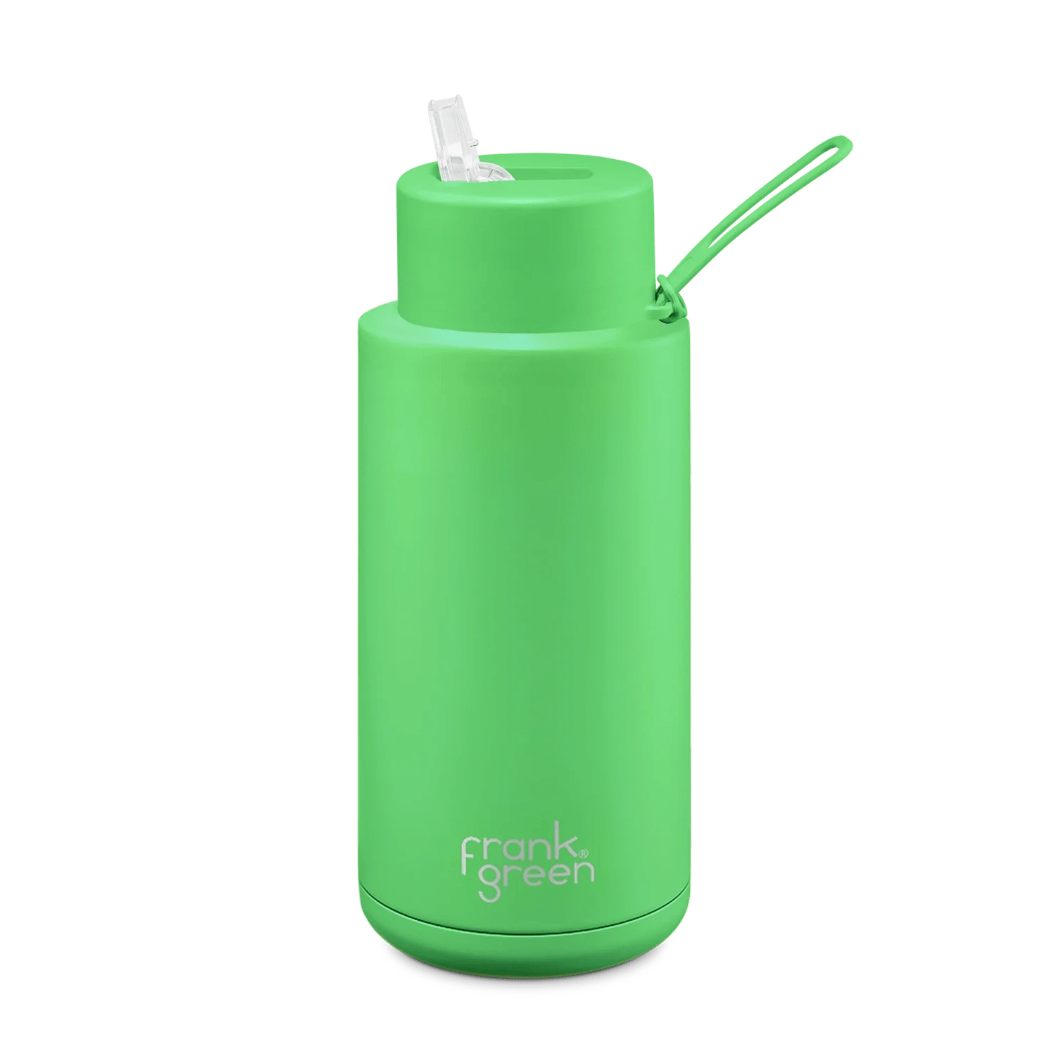 Frank Green 34ox Drink Bottle Neon Green