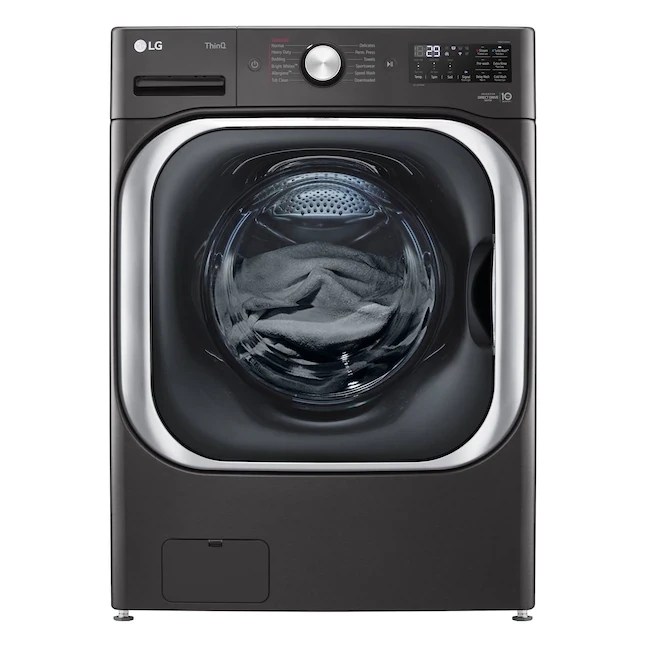 LG Turbo Wash 5.2cu ft HighEfficiency Stackable Steam CycleSmart