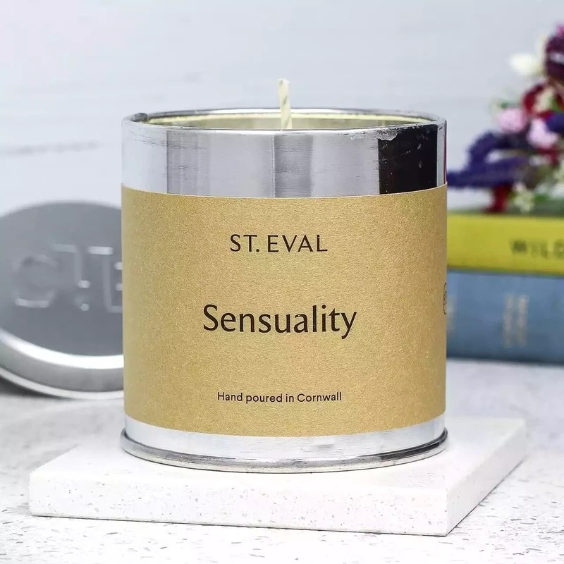Sensuality Scented Tin Candle by St Eval
