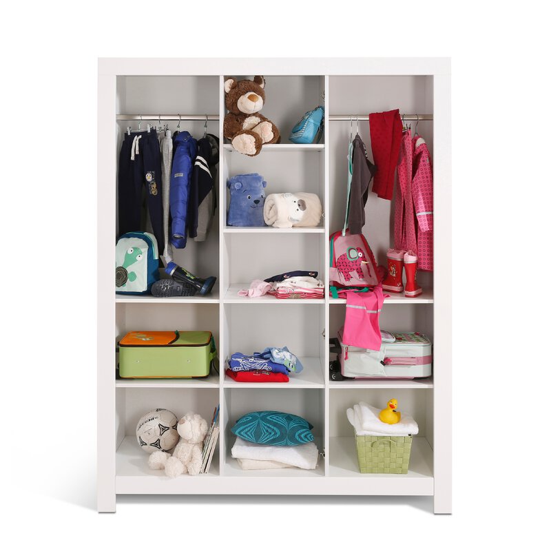 Kleiderschrank Fiona, 157 x 206 cm Weiß Segmüller