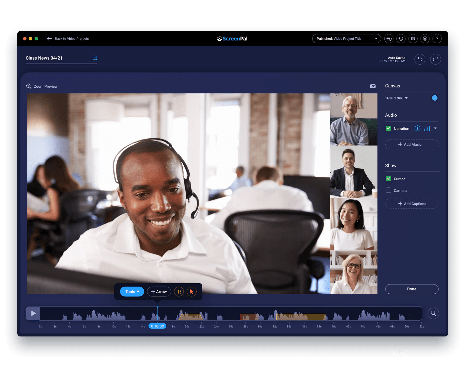 Edit Zoom Video Recordings Zoom Video Integration ScreenPal