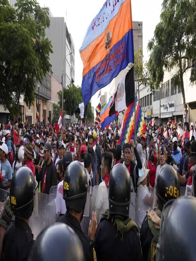 ಪೆರು ರಾಜಧಾನಿಯಲ್ಲಿ ಸರ್ಕಾರದ ವಿರುದ್ದ ಹೆಚ್ಚಿದ ಆಕ್ರೋಶ, ರಾಜಧಾನಿ ಲಿಮಾದಲ್ಲಿ