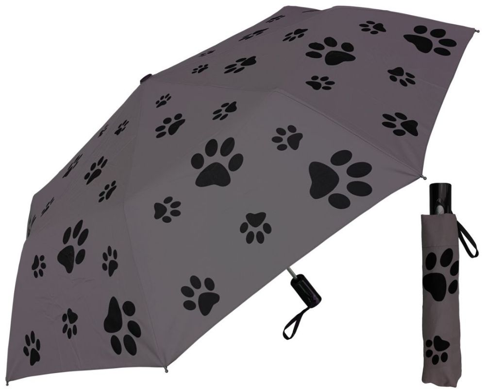 6 Pieces 44" AutOOpen/close Puppy Dog Paw Print Deluxe Super Mini