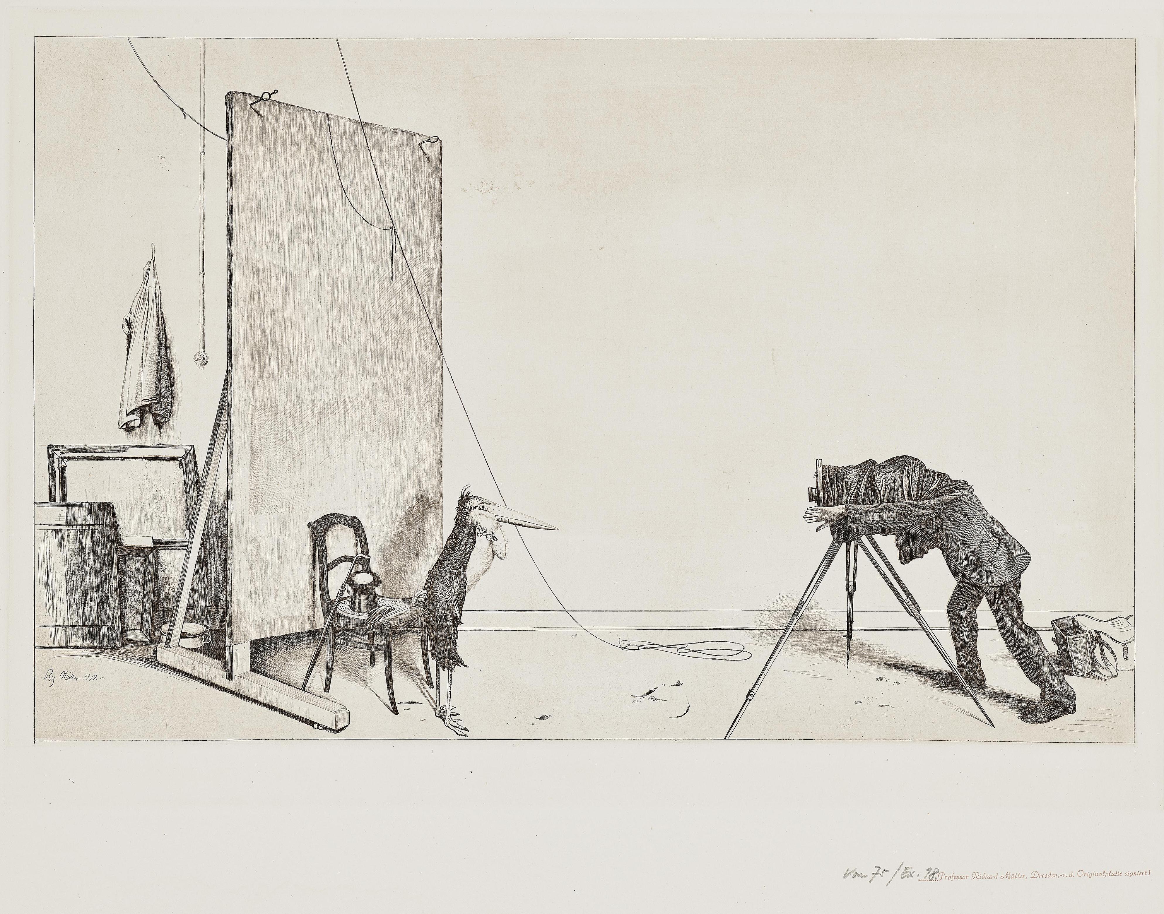 Richard Muller In Full Dignity (Photograph). On Free Feet. The Artist