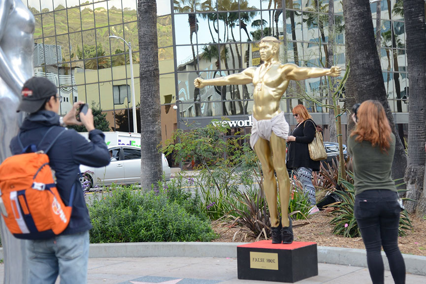 It’s Oscars Time and Plastic Jesus Strikes Again! Here are his Installations Over the Years
