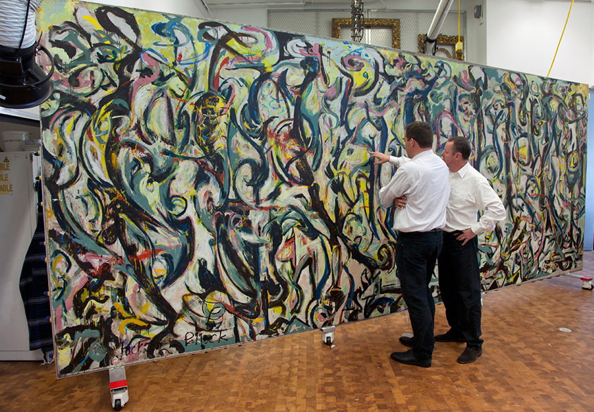 Jackson Pollock’s Mural Widewalls