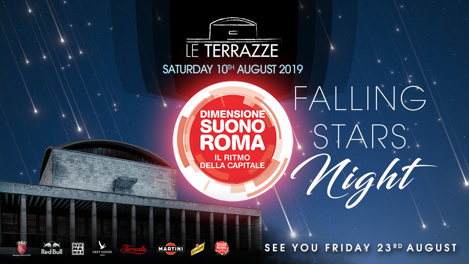 Dimensione Suono Roma Special Party a Le Terrazze Dimensione Suono Roma