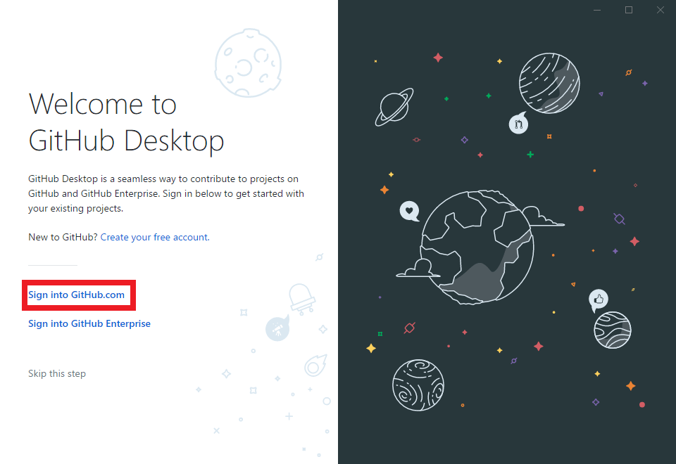 Github 시작하기 GUI 사용하기