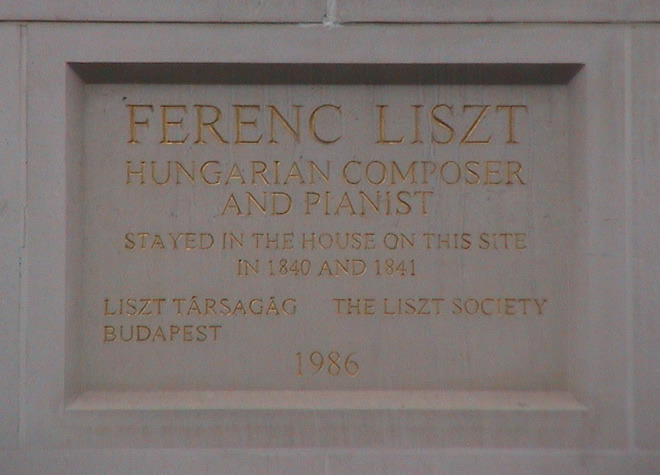 Franz Liszt London Remembers, Aiming to capture all memorials in London