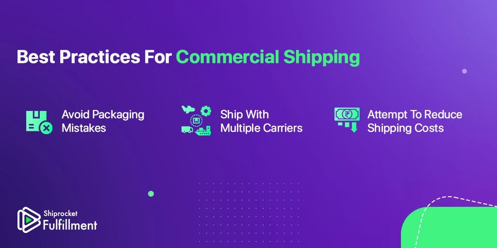 Commercial Shipping Best Practices & How it Works? Shiprocket