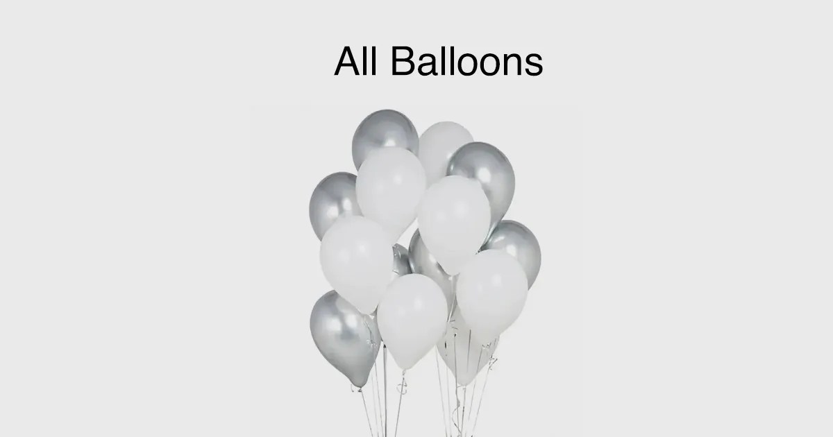 Helium Balloons Balloon Shop Near Me Buy Any Flowers
