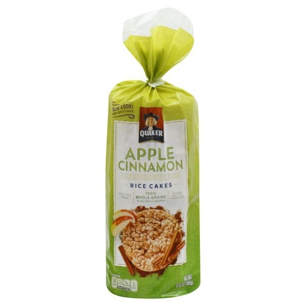 Quaker Mini Rice Cakes Apple Cinnamon Nutrition GreenStarCandy