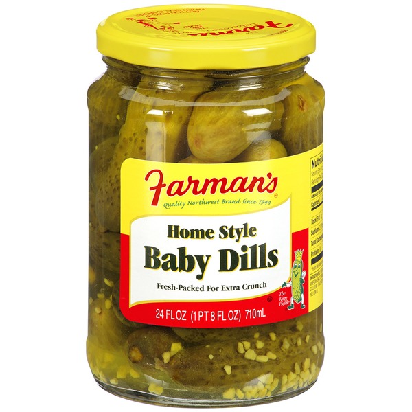 Farman's Home Style Baby Dills Pickles (24 oz) Instacart
