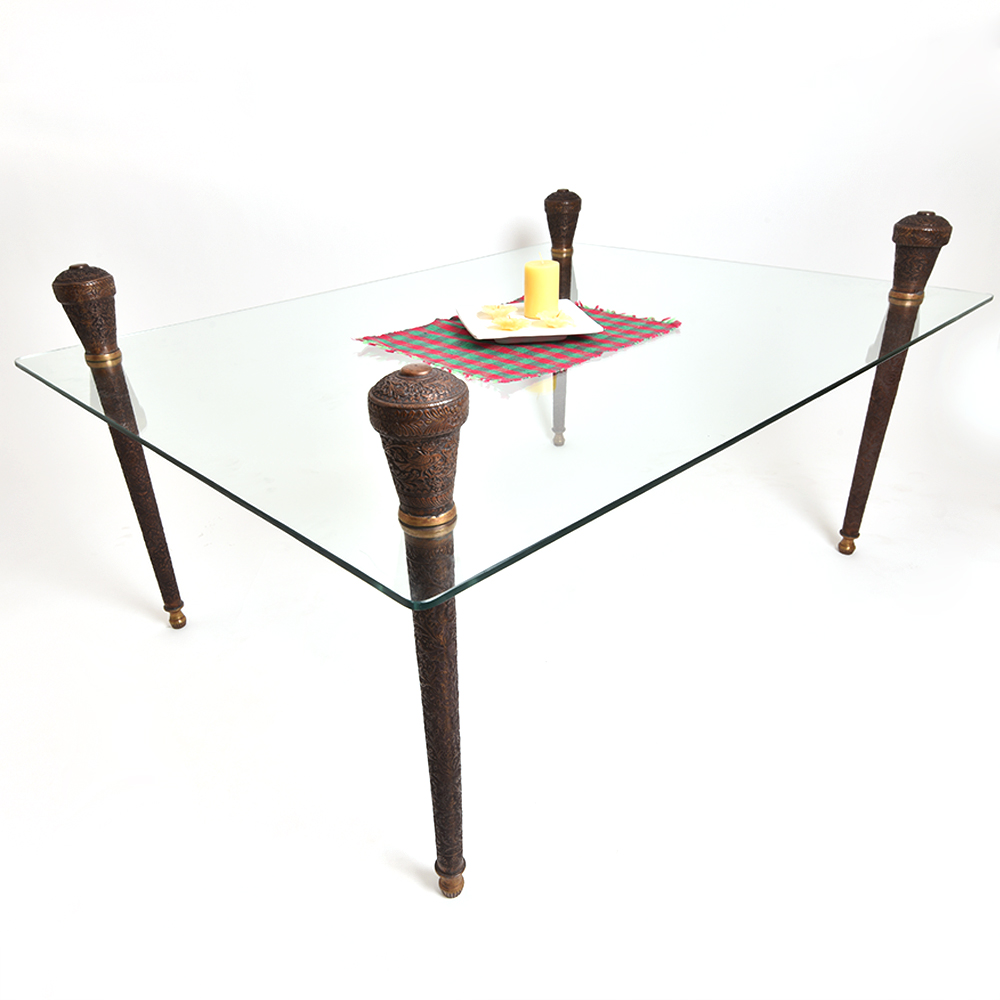 Table legs Vintage Copper Legs in Traditional Design.