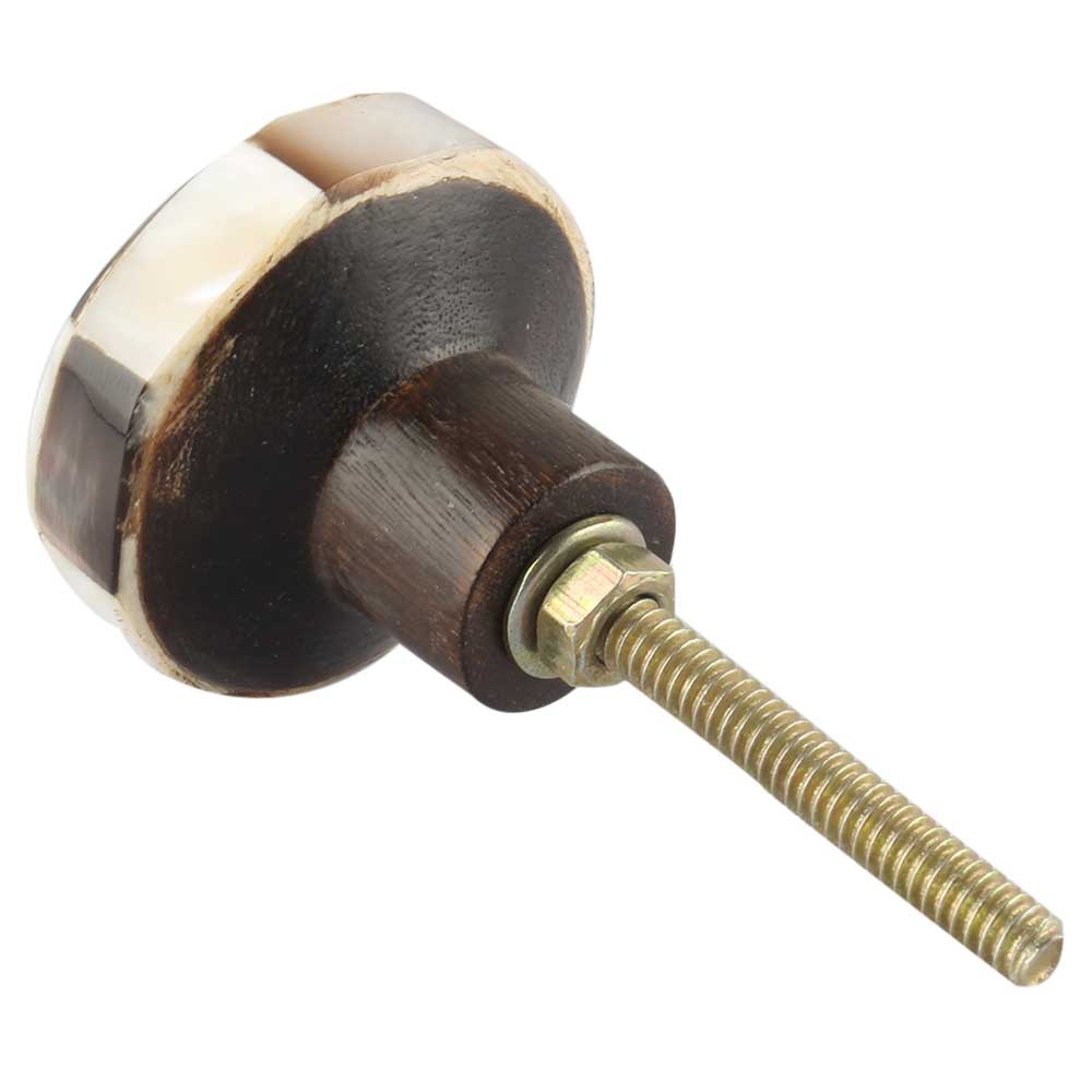Mixed Shell Wooden Football Pattern Drawer Knobs Online