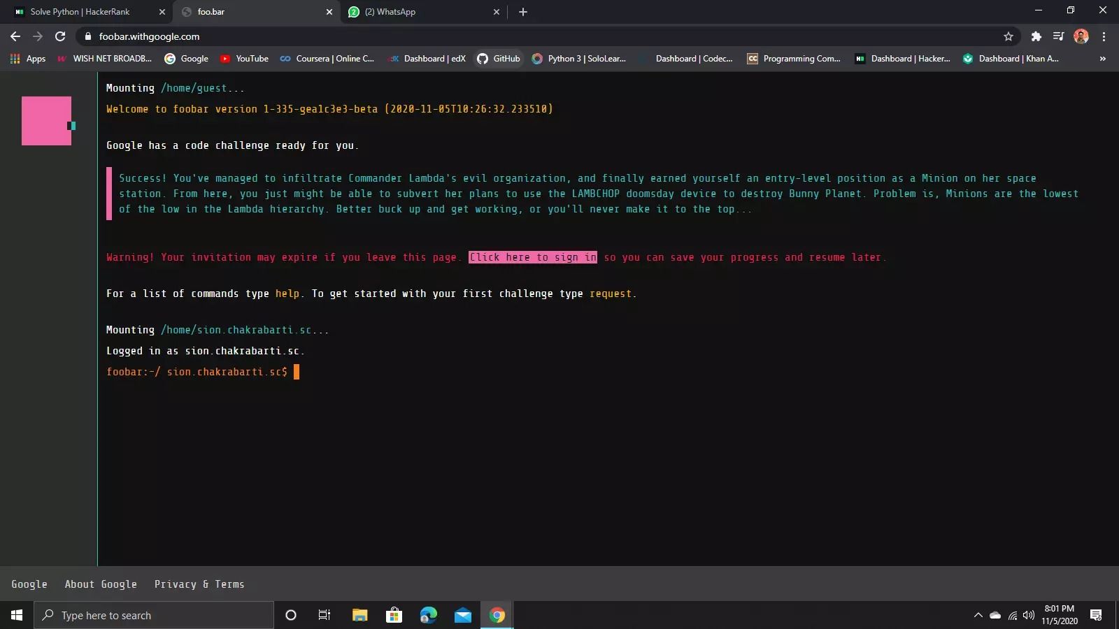 What is Google foobar? Google's secret hiring process