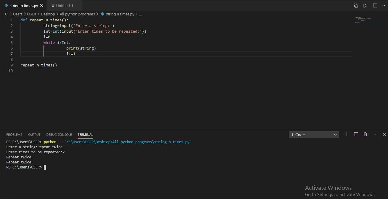 A Guide to Writing Code in Python to Repeat a String Ntimes