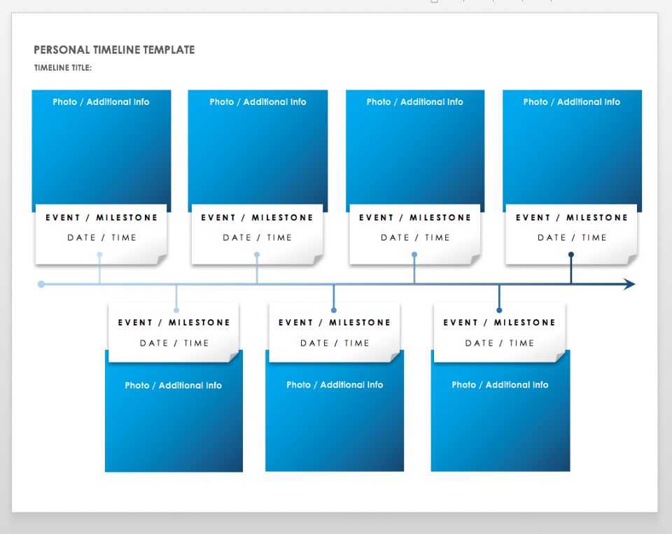 Free Blank Timeline Templates Smartsheet