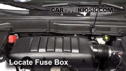 Interior Fuse Box Location: 2007-2016 GMC Acadia SLE 3.6L V6
