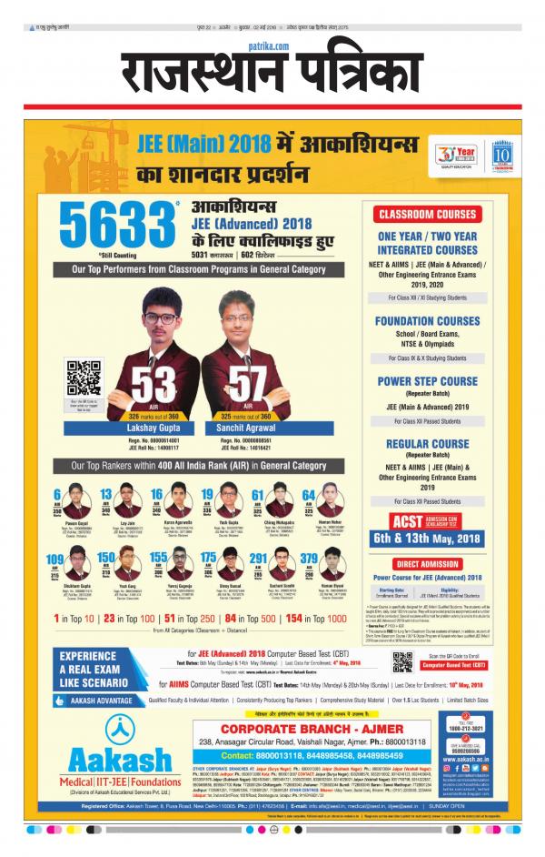 Ajmer, Rajasthan Patrika Ajmer readwhere
