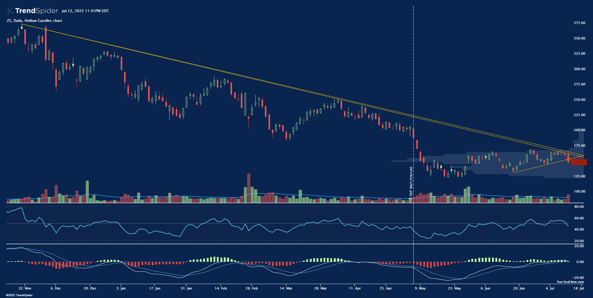 ZS,Daily Hollow Candles chart published by BlueMoonTrades on TrendSpider