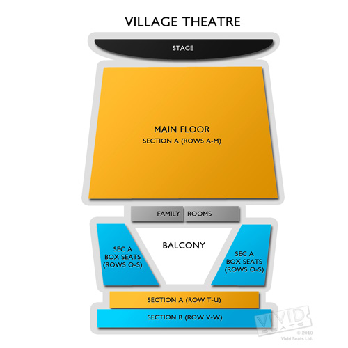 Village Theatre WA Seating Chart Vivid Seats
