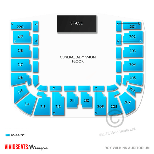 Roy Wilkins Auditorium Seating Chart Vivid Seats