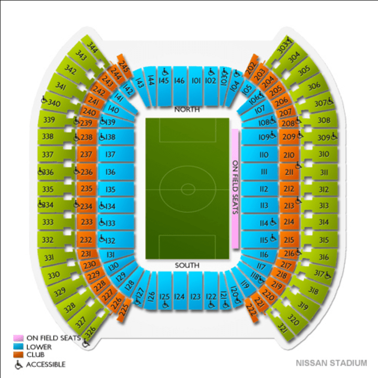 Nissan Stadium Nashville, TN Tickets, 2023 Event.