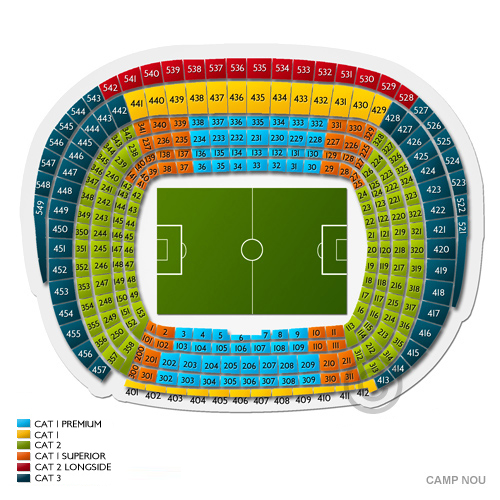 Camp Nou Seating Chart Vivid Seats
