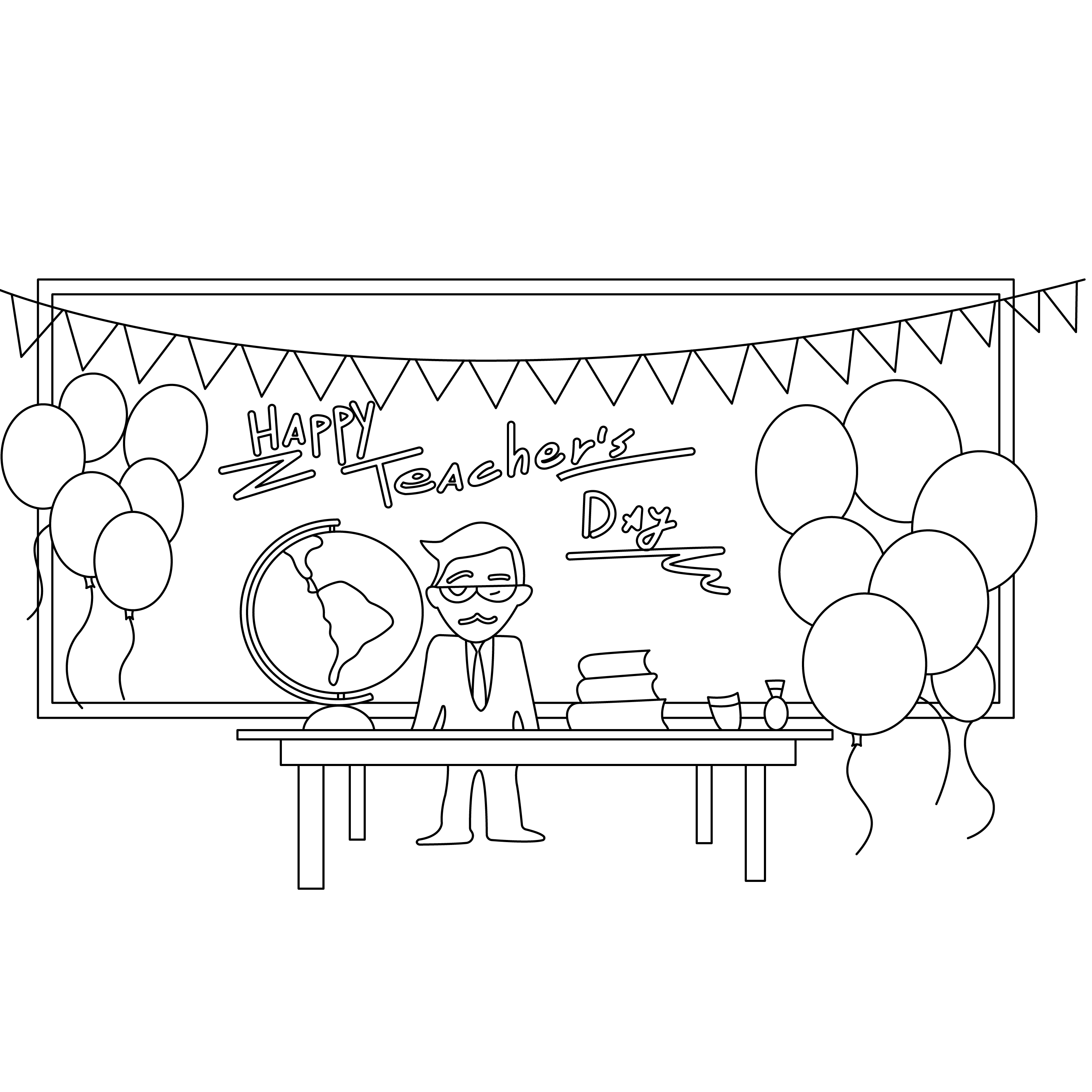 Top more than 155 teachers day drawing sketch best vietkidsiq.edu.vn