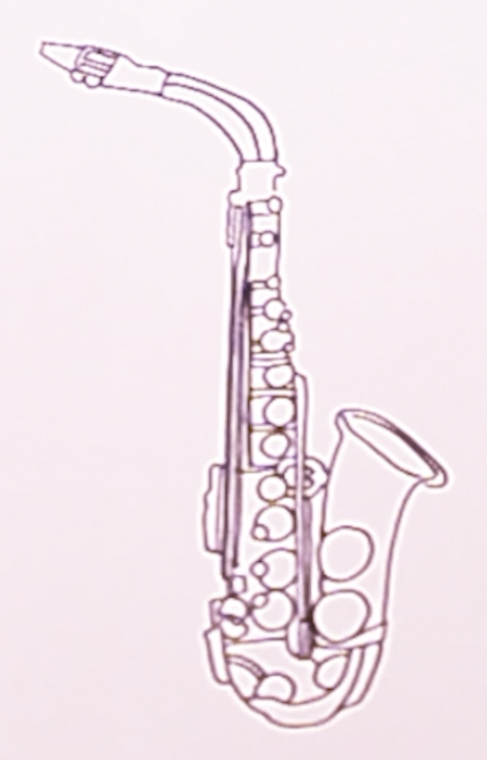 How to draw a Saxophone (Musical Instrument)