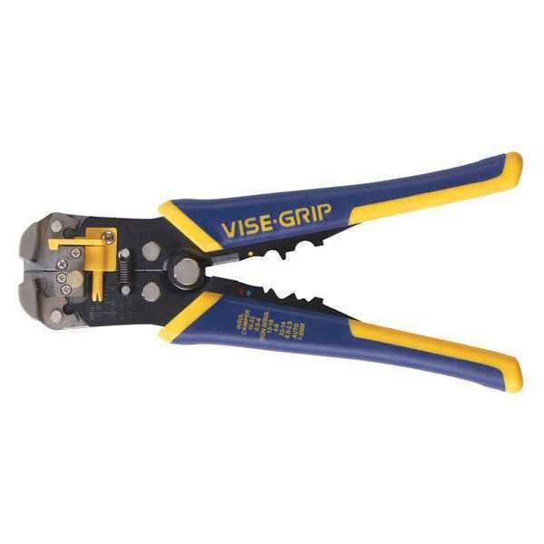 Irwin ViseGrip Wire Stripper, 24 to 10 AWG, 8 In 2078300