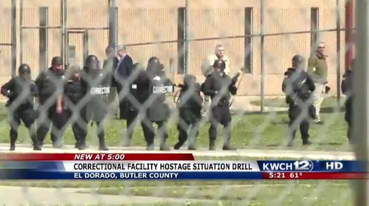 El Dorado Correctional Facility holds hostage situation drill