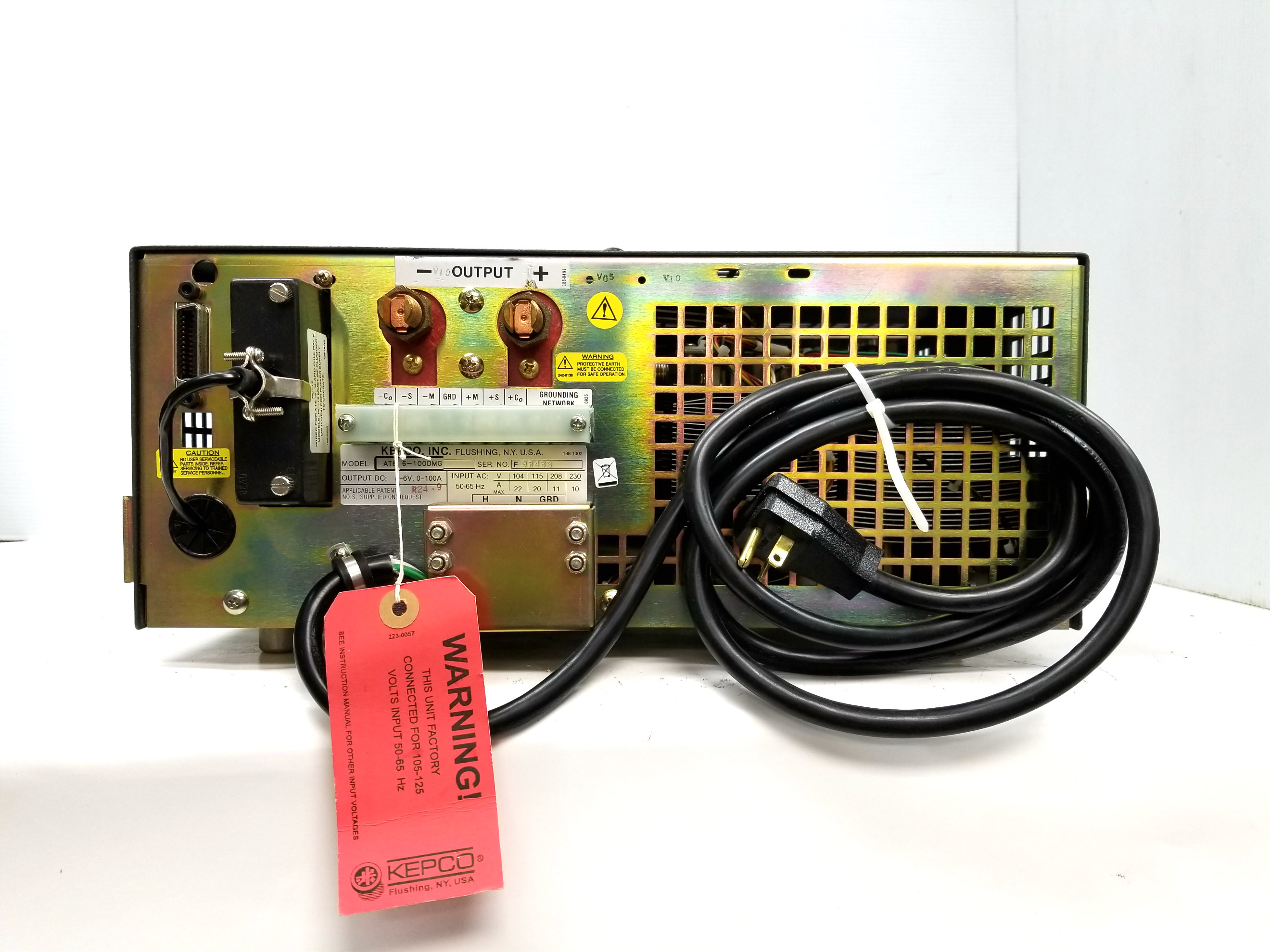 Kepco 0-6V 0-100A Power Supply ATE 6-100DMG - Power Supplies, Test