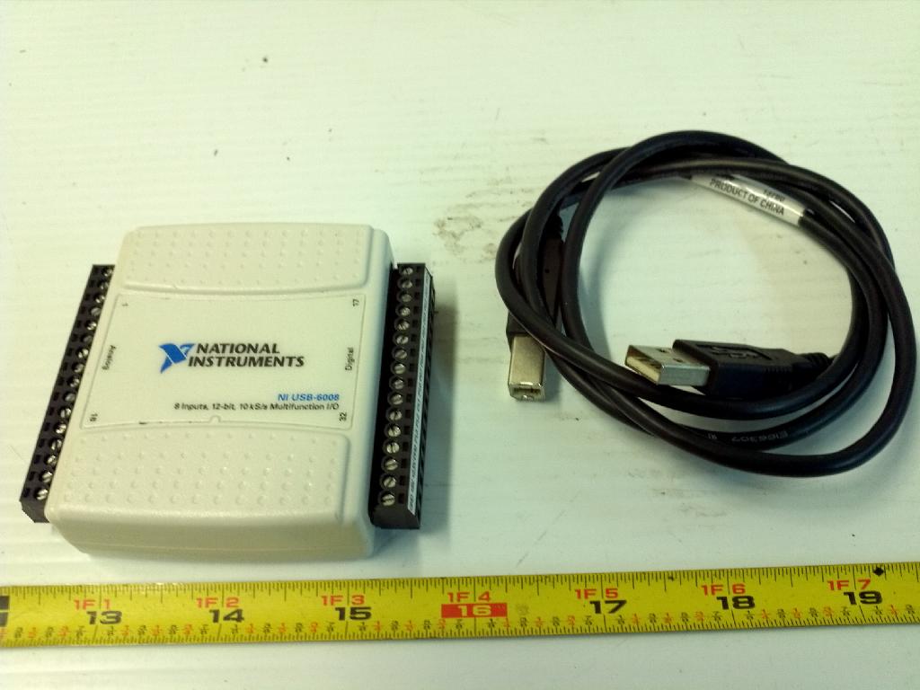 National Instruments USB-6008 Multifunction I/O - Analyzers - BMI Surplus