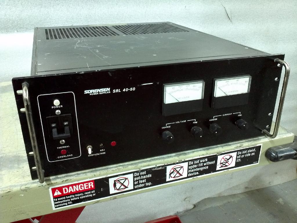 Sorensen SRL 4050 Power Supply for Parts Power Supplies BMI Surplus
