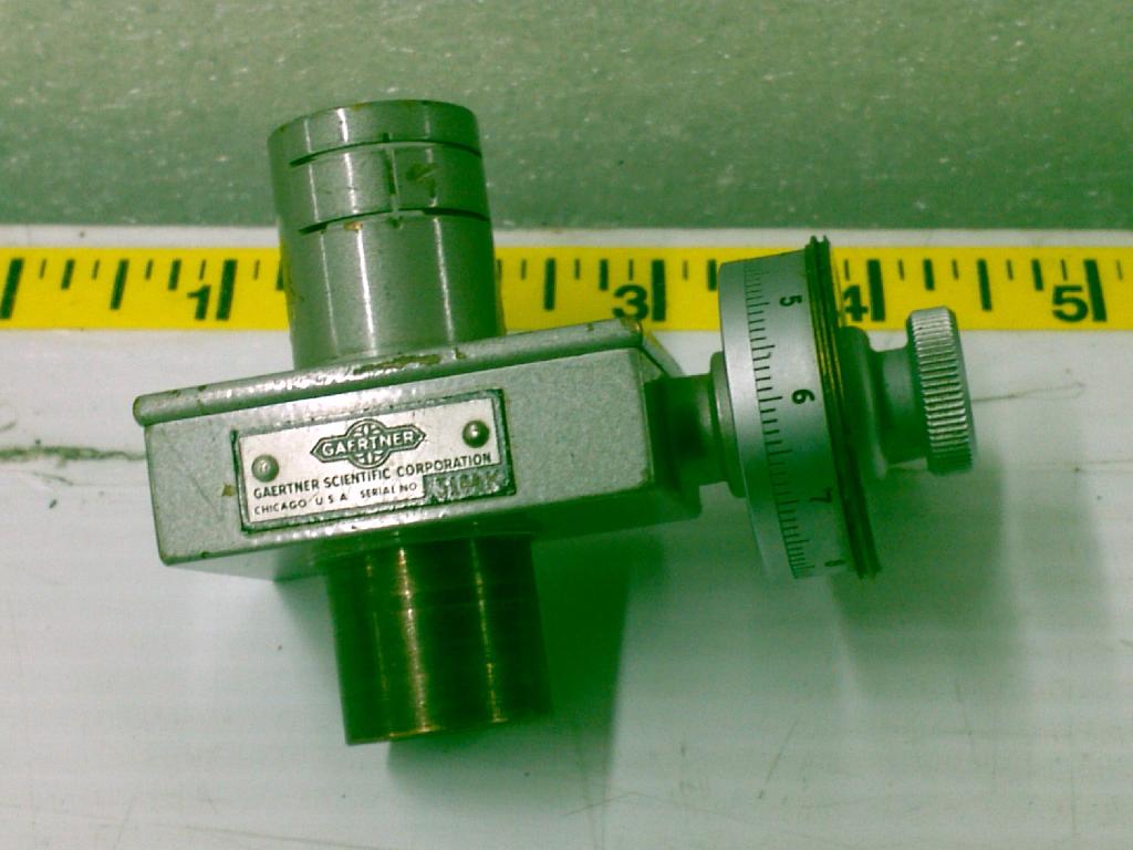 Gaertner 3144K Filar Micrometer Eyepiece Microscope Components BMI