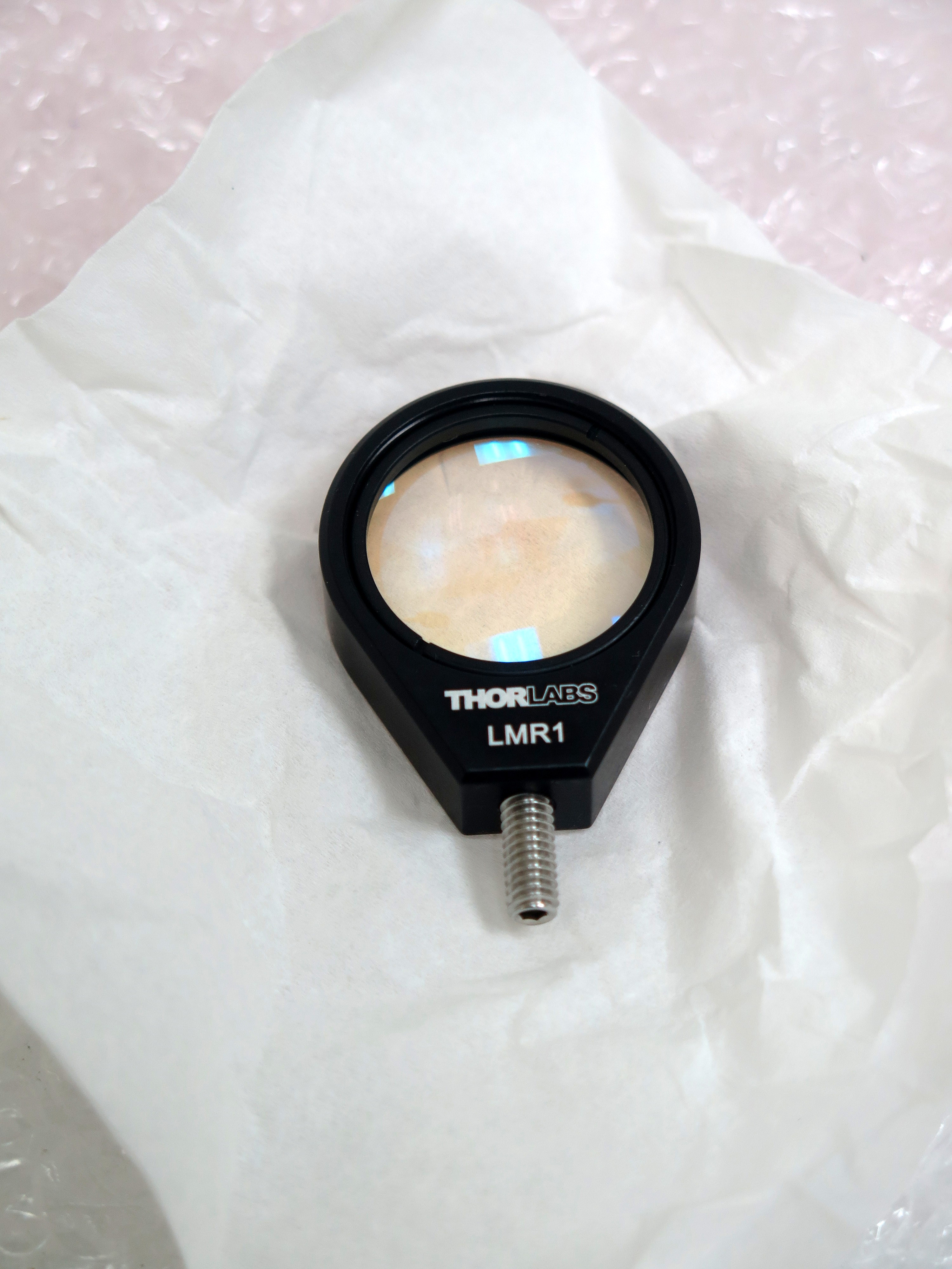 Thorlabs LMR1 Lens Mount w/ LA1131C PlanoConvex Lens Lens and