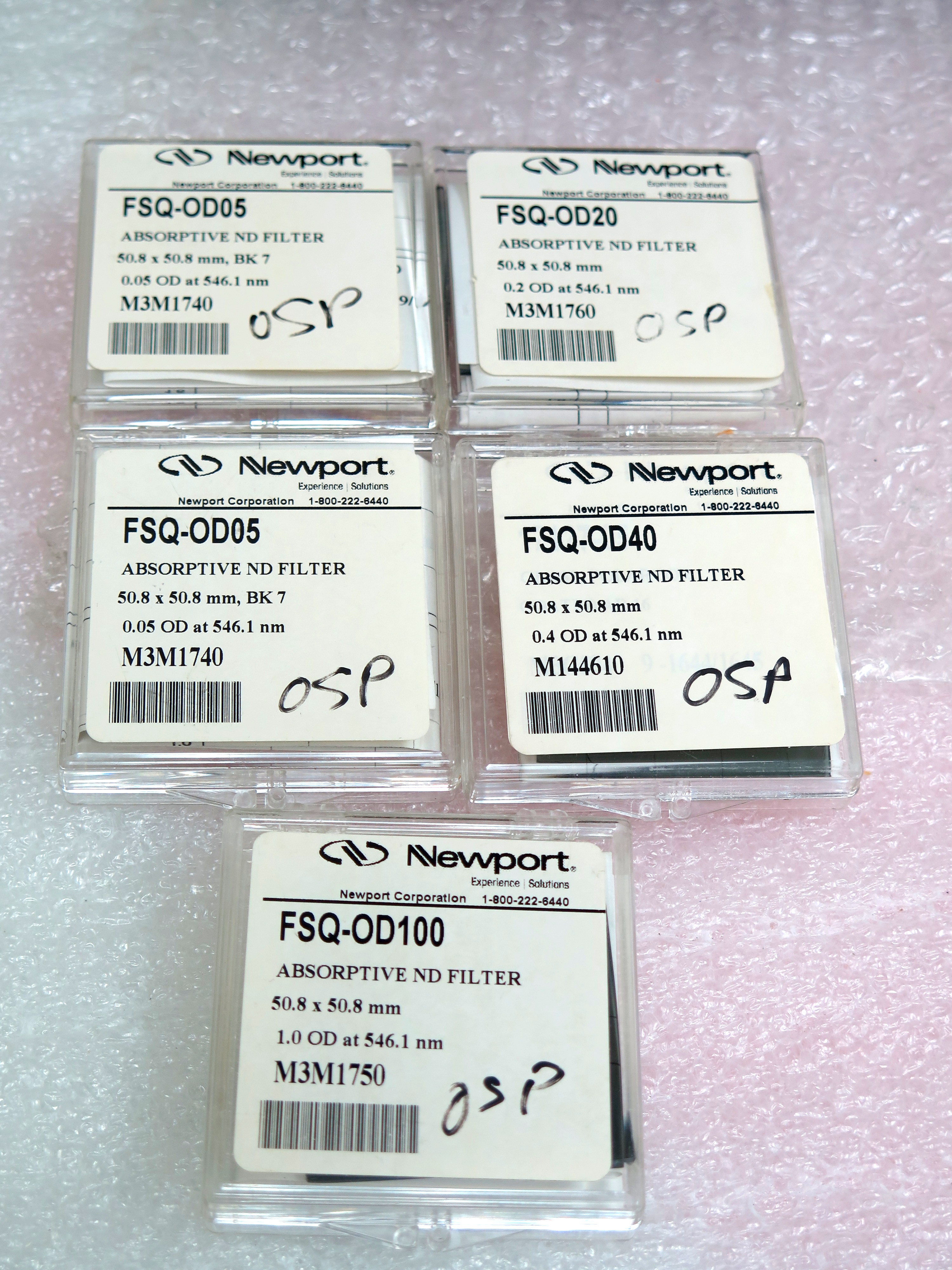 Newport Absorptive Neutral Density Filters Filters Iris Diaphragms