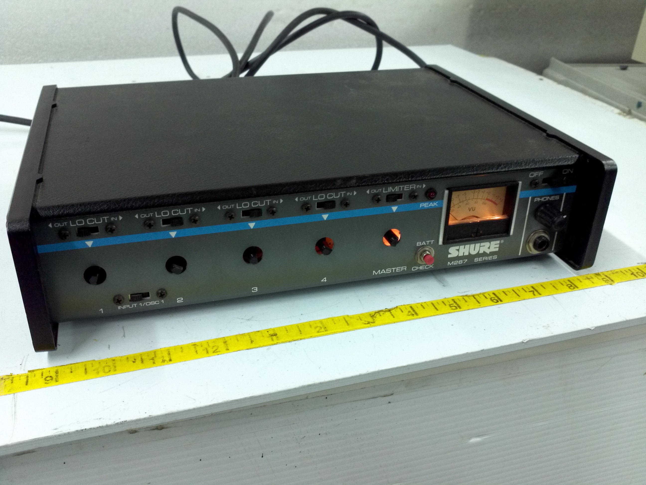 Shure M267 4 Channel Mixer - Audio Visual Equipment - BMI Surplus