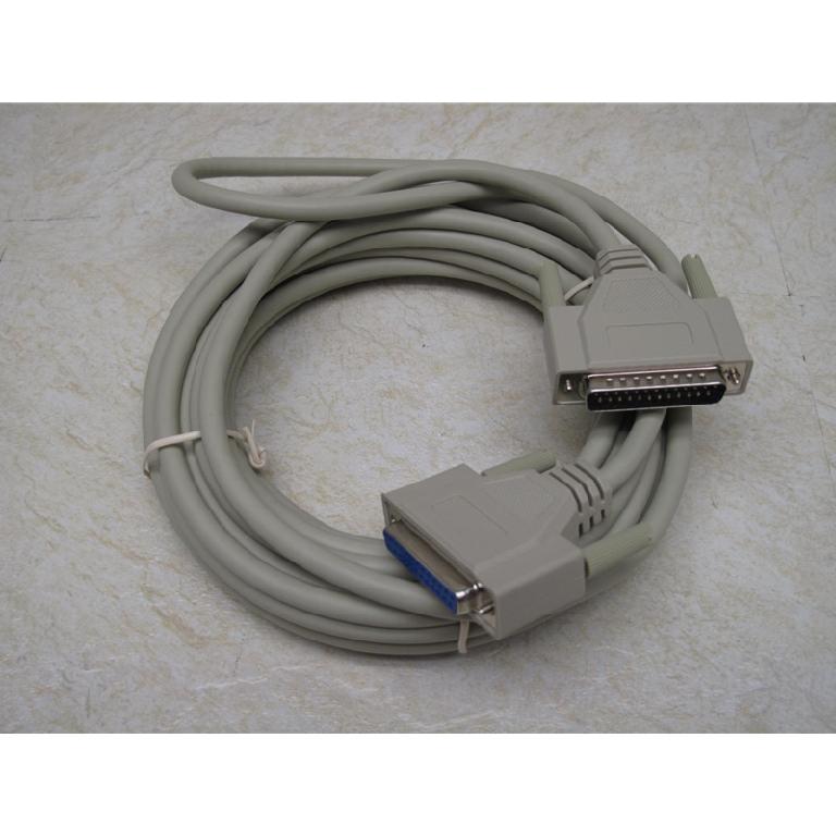 RS232 25 Foot Serial Cable 25 Pin Male to Computer Accessories BMI