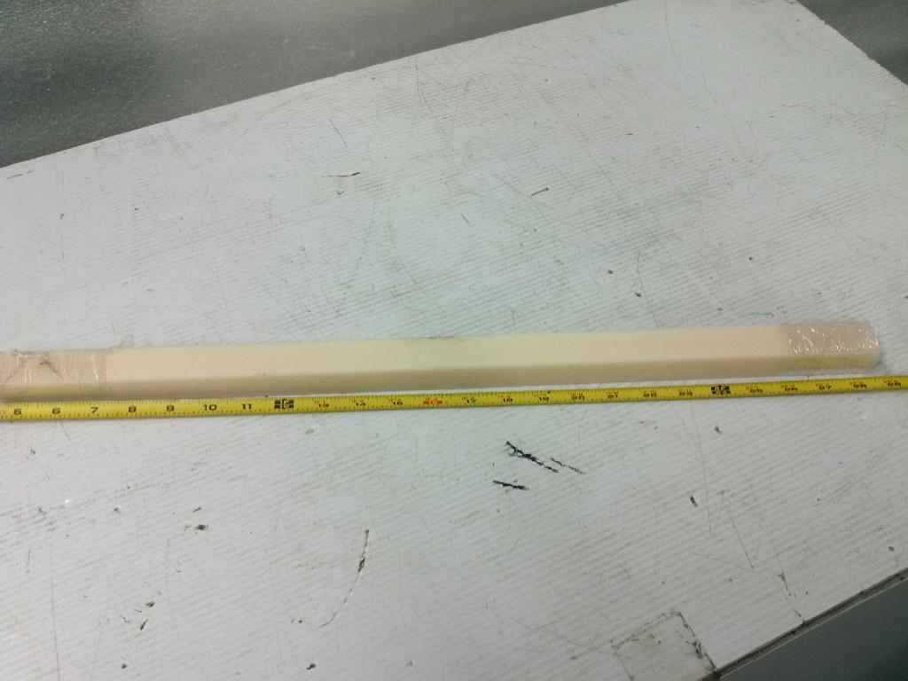 ABS Rectangular Bar 2pc 1×1.5x24inch BMI Surplus