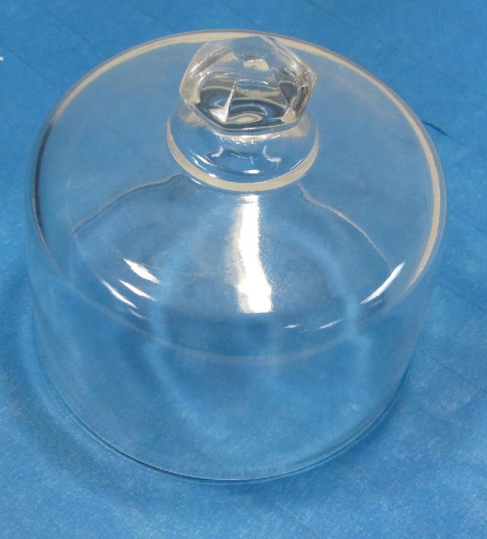 Laboratory Bell Jar with Top Knob 4 inch Vacuum and UHV BMI Surplus