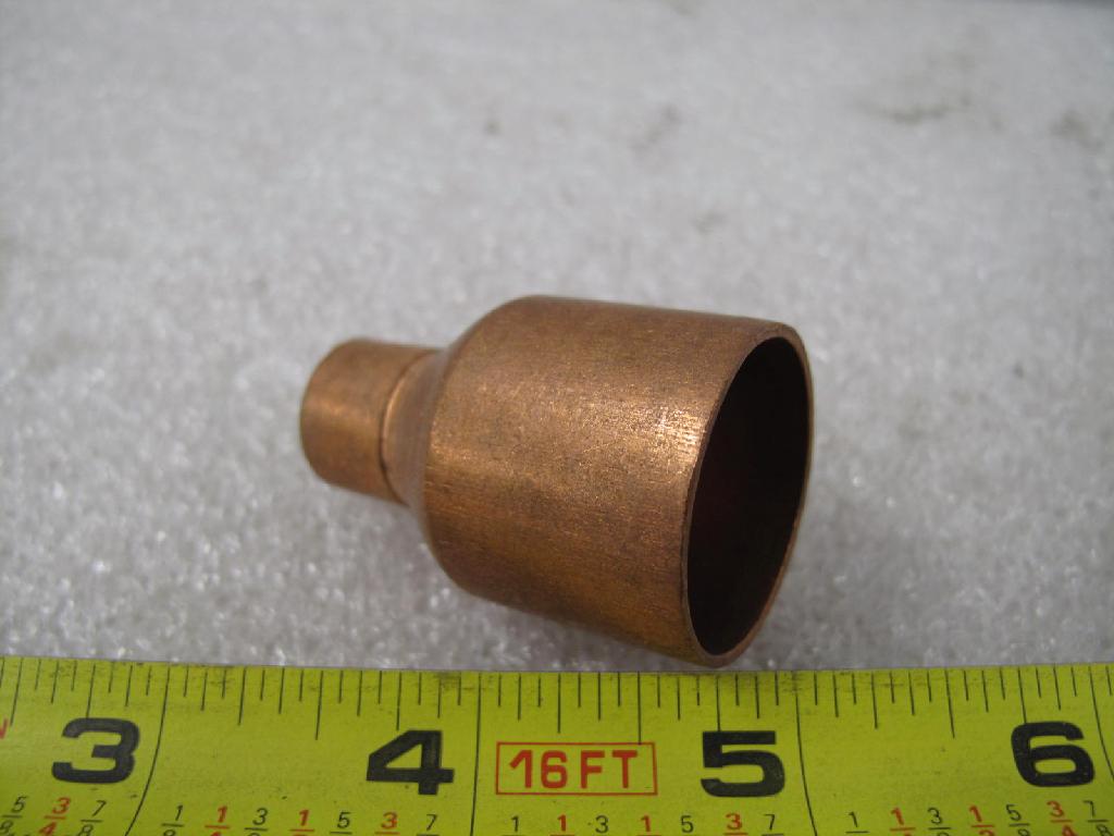 Custom Copper Reducer Coupling 7/8in to 3/8in - Plumbing Supplies - BMI